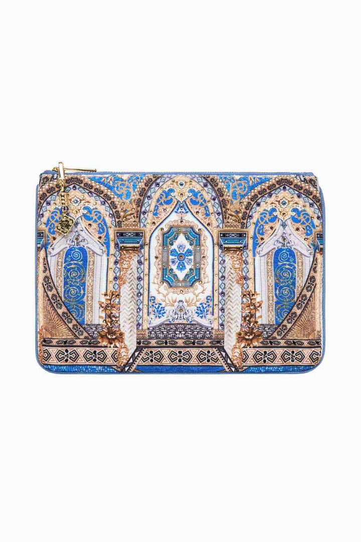 Small Canvas Clutch in Make Me Your Mosaic