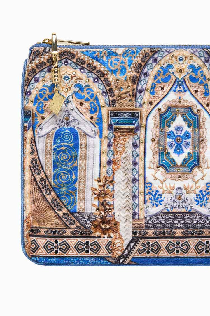 Small Canvas Clutch in Make Me Your Mosaic