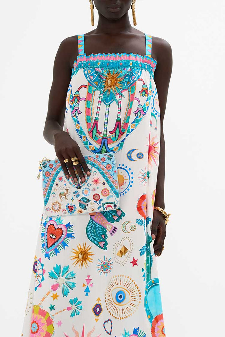 Small Canvas Clutch in Living in Colour
