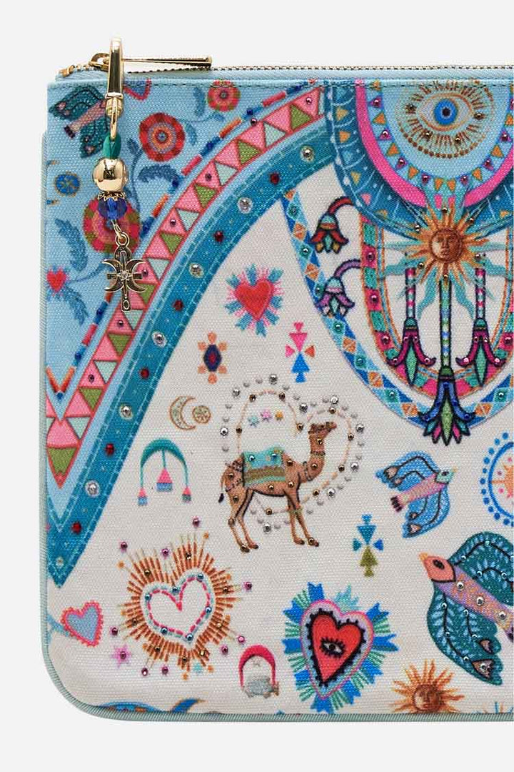 Small Canvas Clutch in Living in Colour