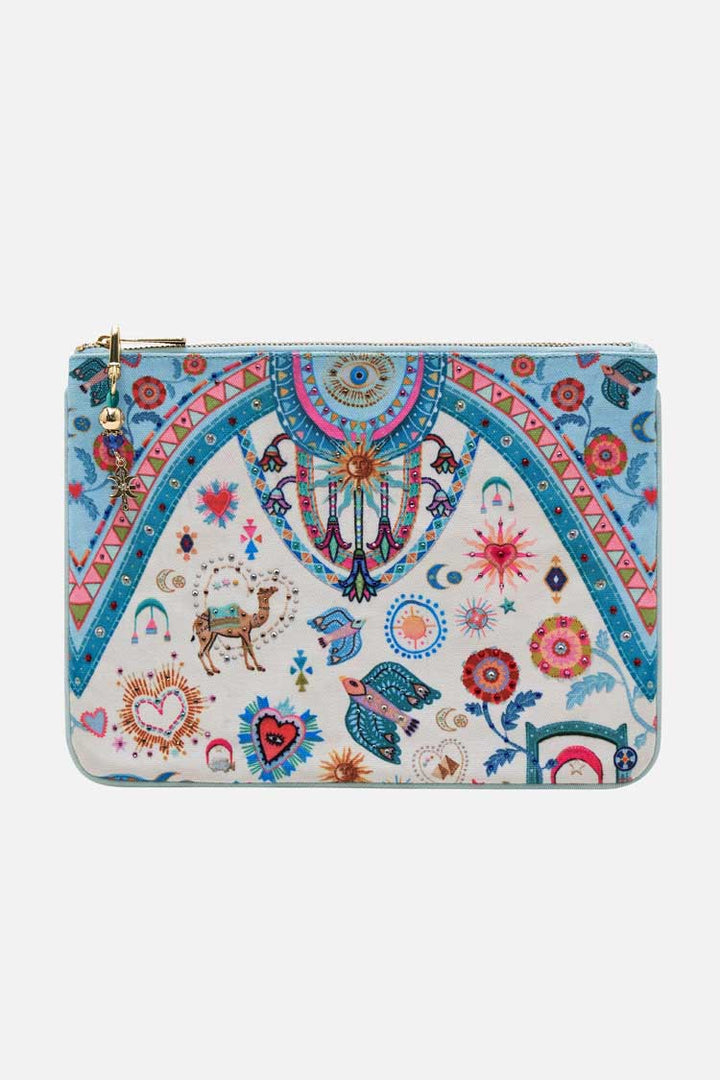 Small Canvas Clutch in Living in Colour
