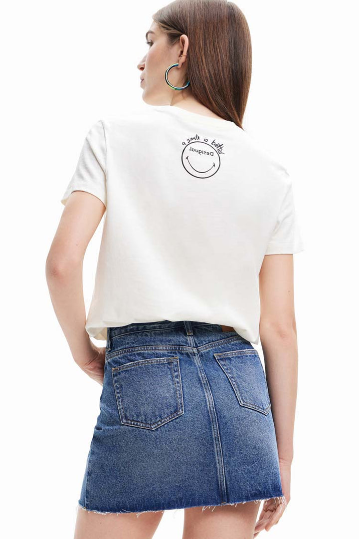 Smiley Flowers Front T-shirt