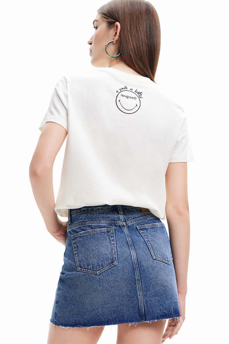 Smiley Flowers Front T-shirt