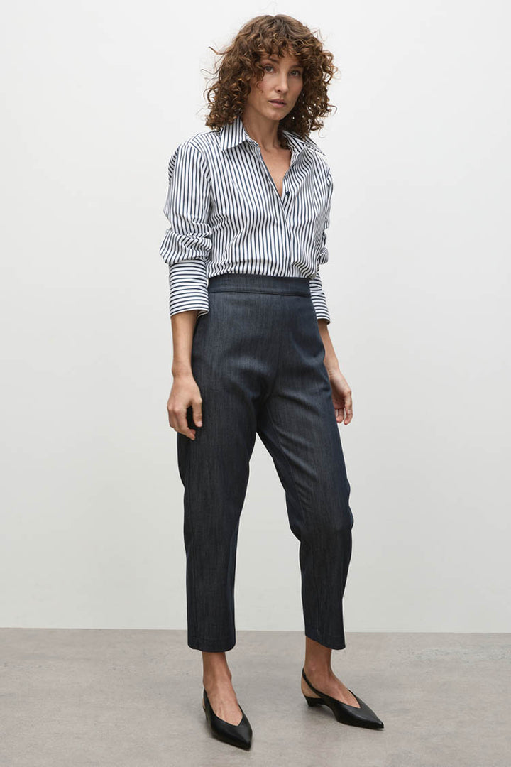 Smooth Shirt in Indigo Stripe
