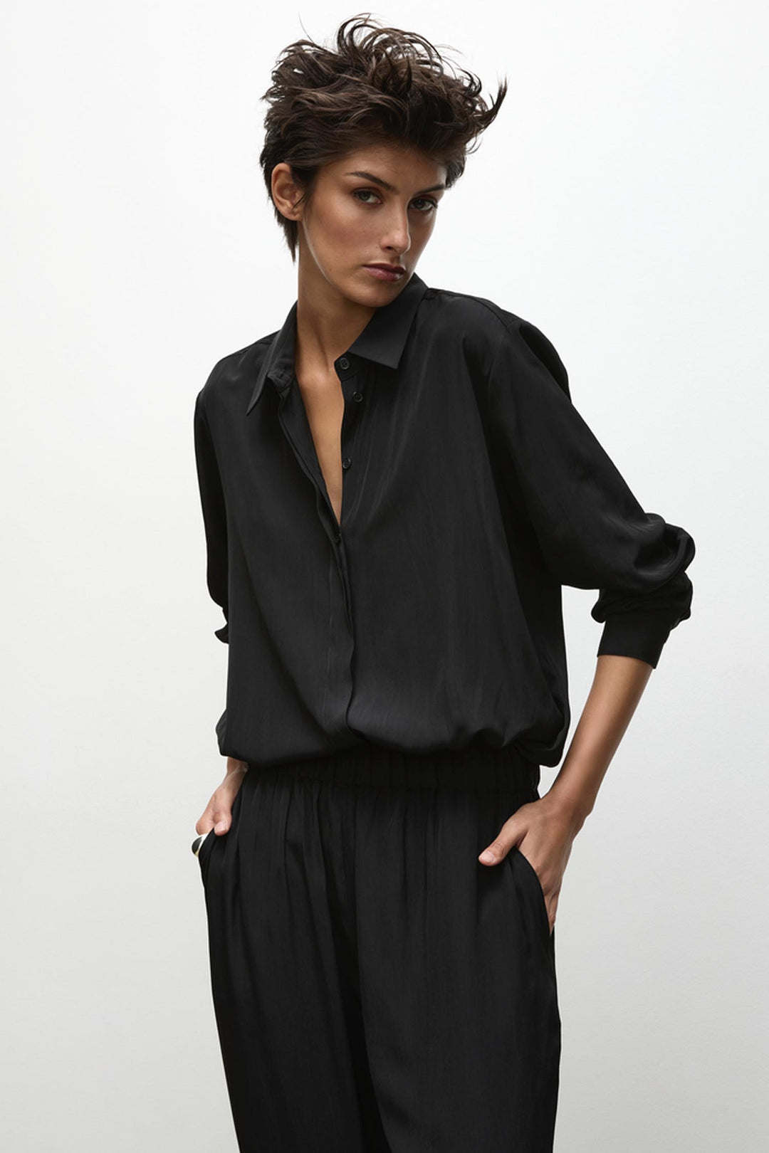Soft Shirt in Black