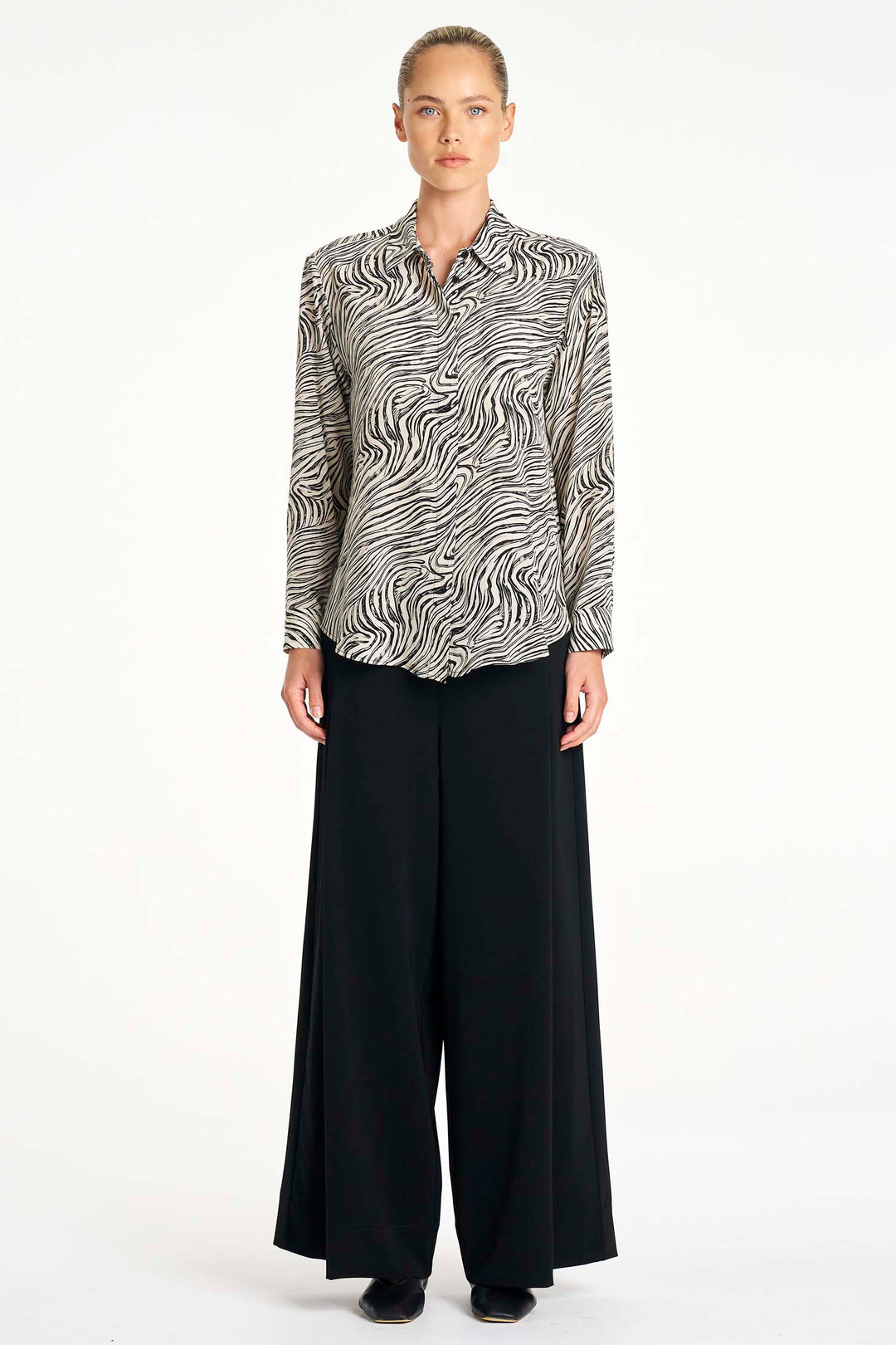 Soft Shirt in Fossil