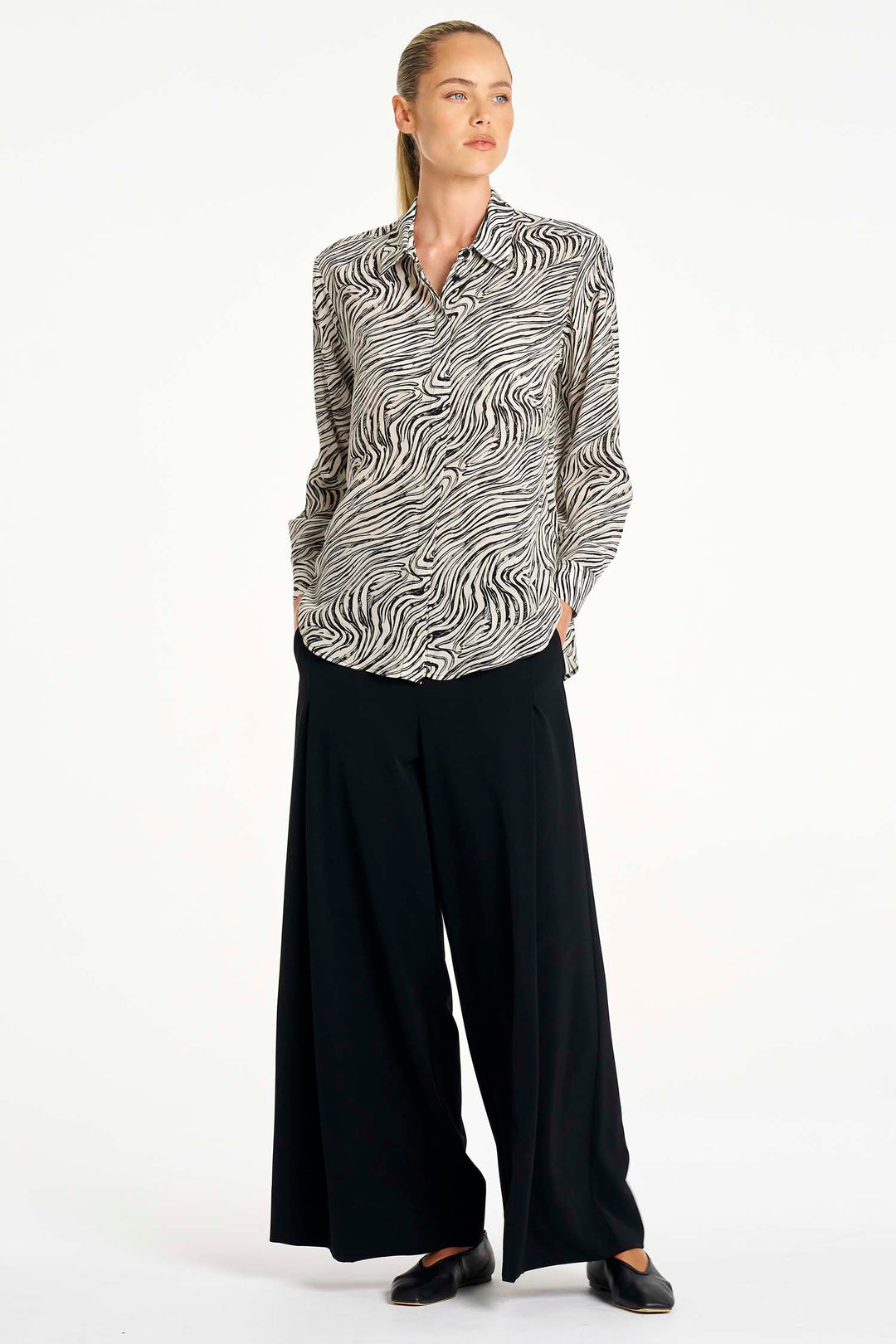 Soft Shirt in Fossil