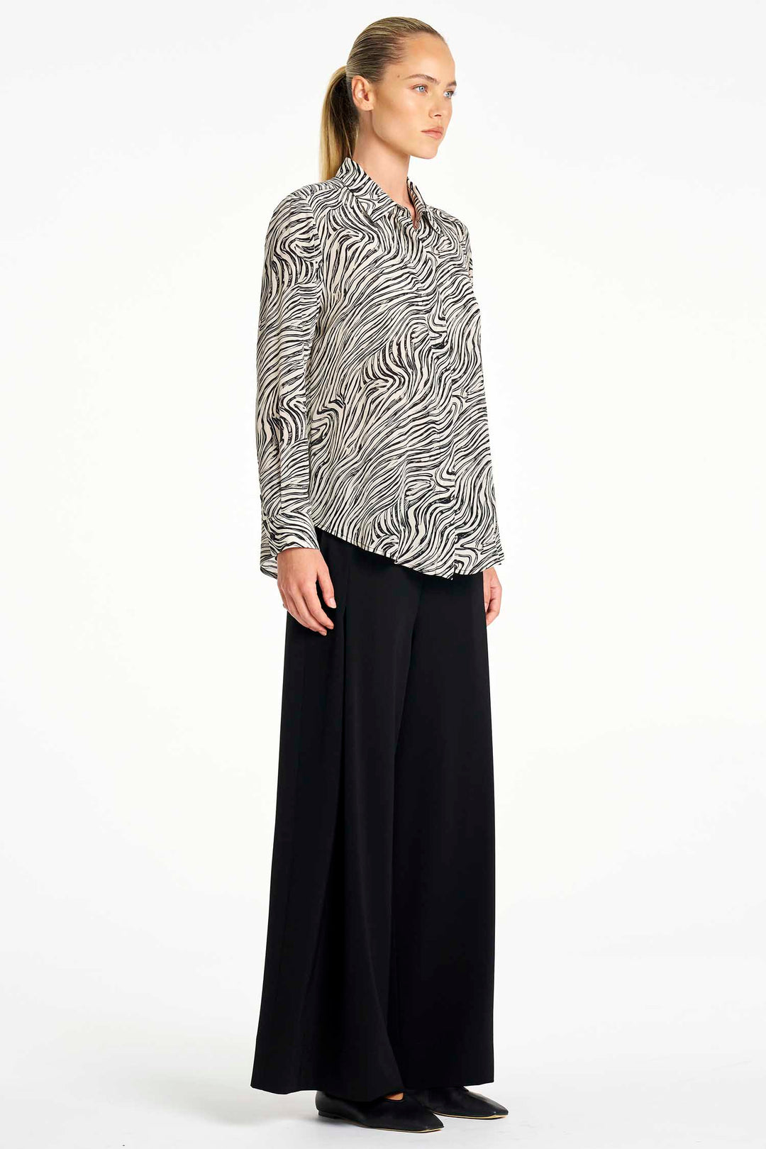Soft Shirt in Fossil