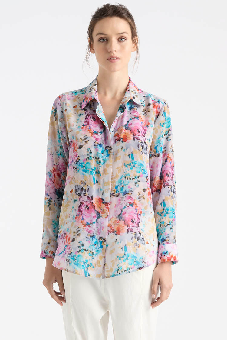 Soft Shirt in Gossamer Print