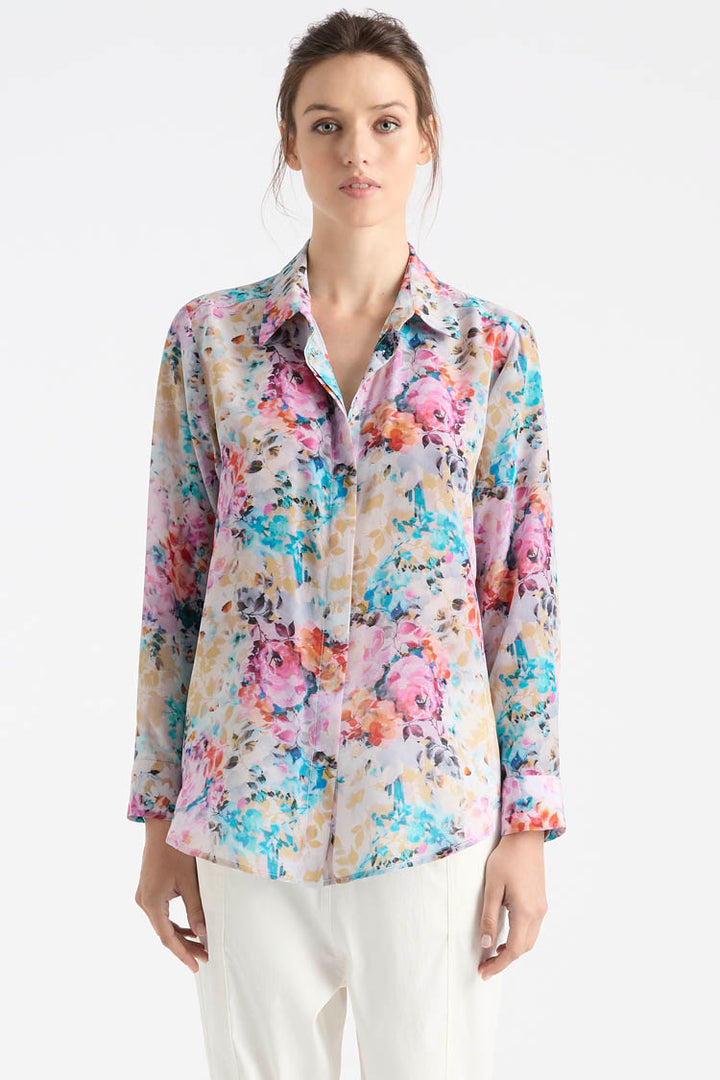 Soft Shirt in Gossamer Print
