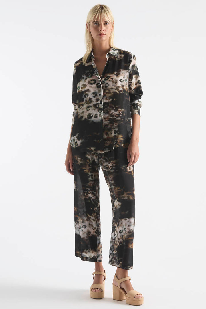 Soft Shirt in Illusion Print