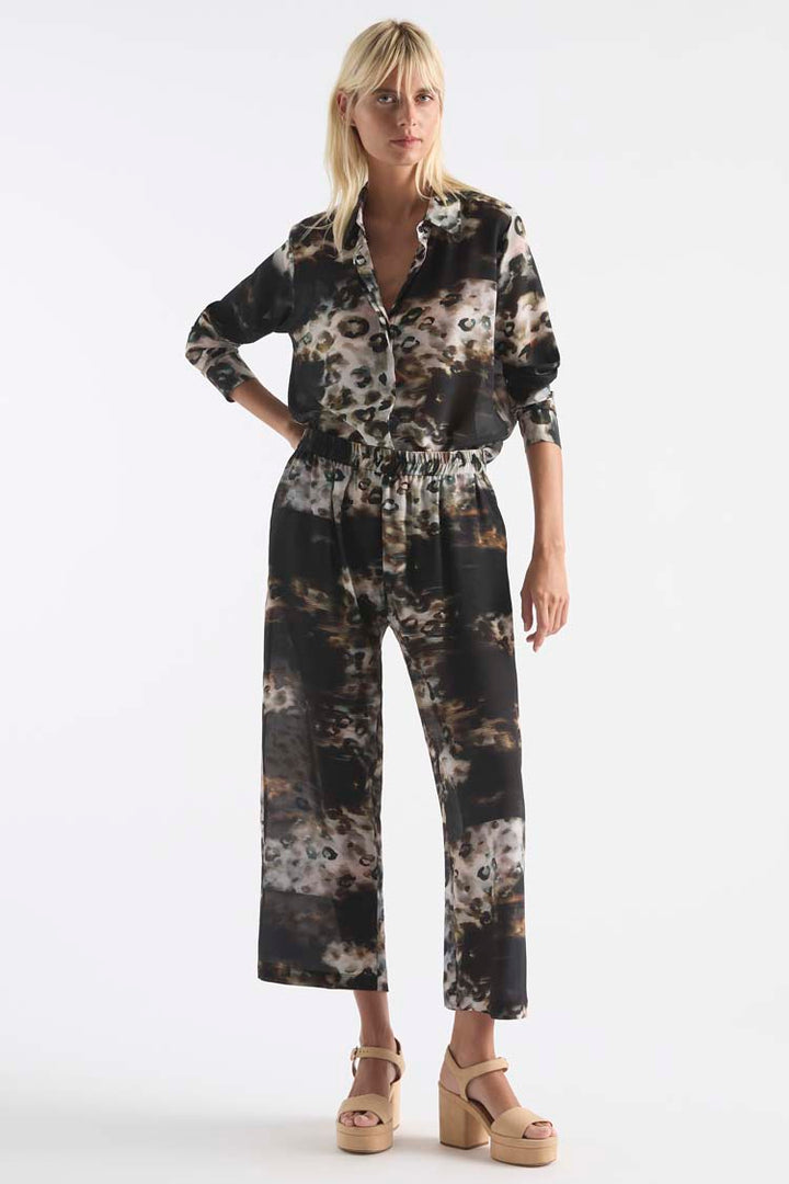 Soft Shirt in Illusion Print