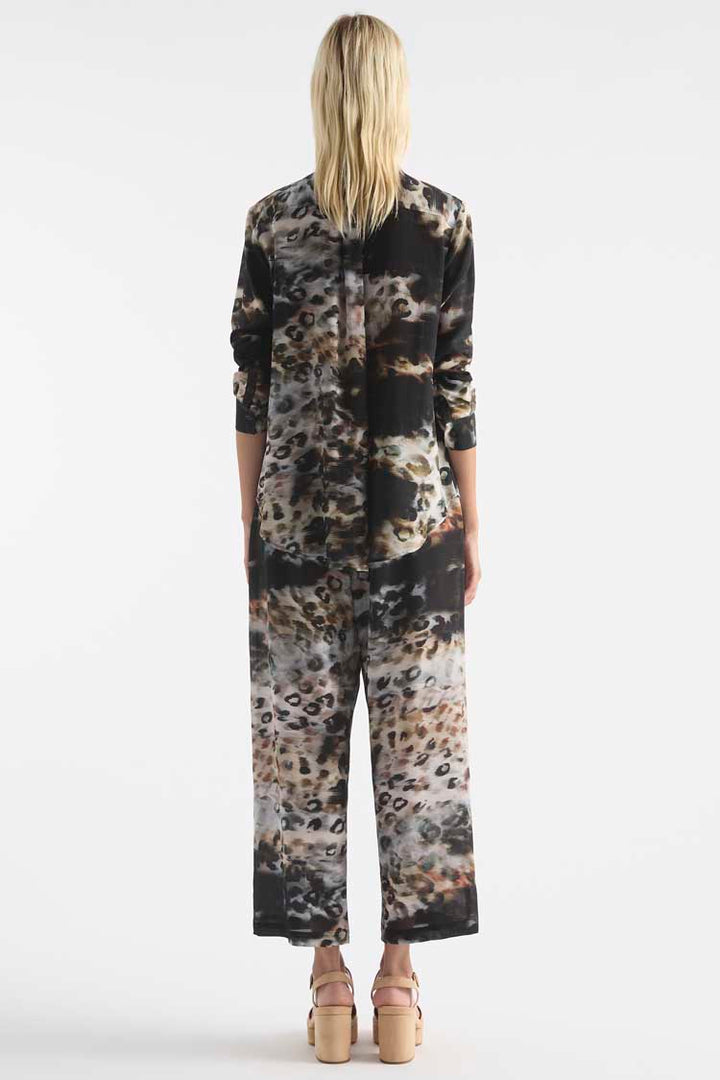 Soft Shirt in Illusion Print
