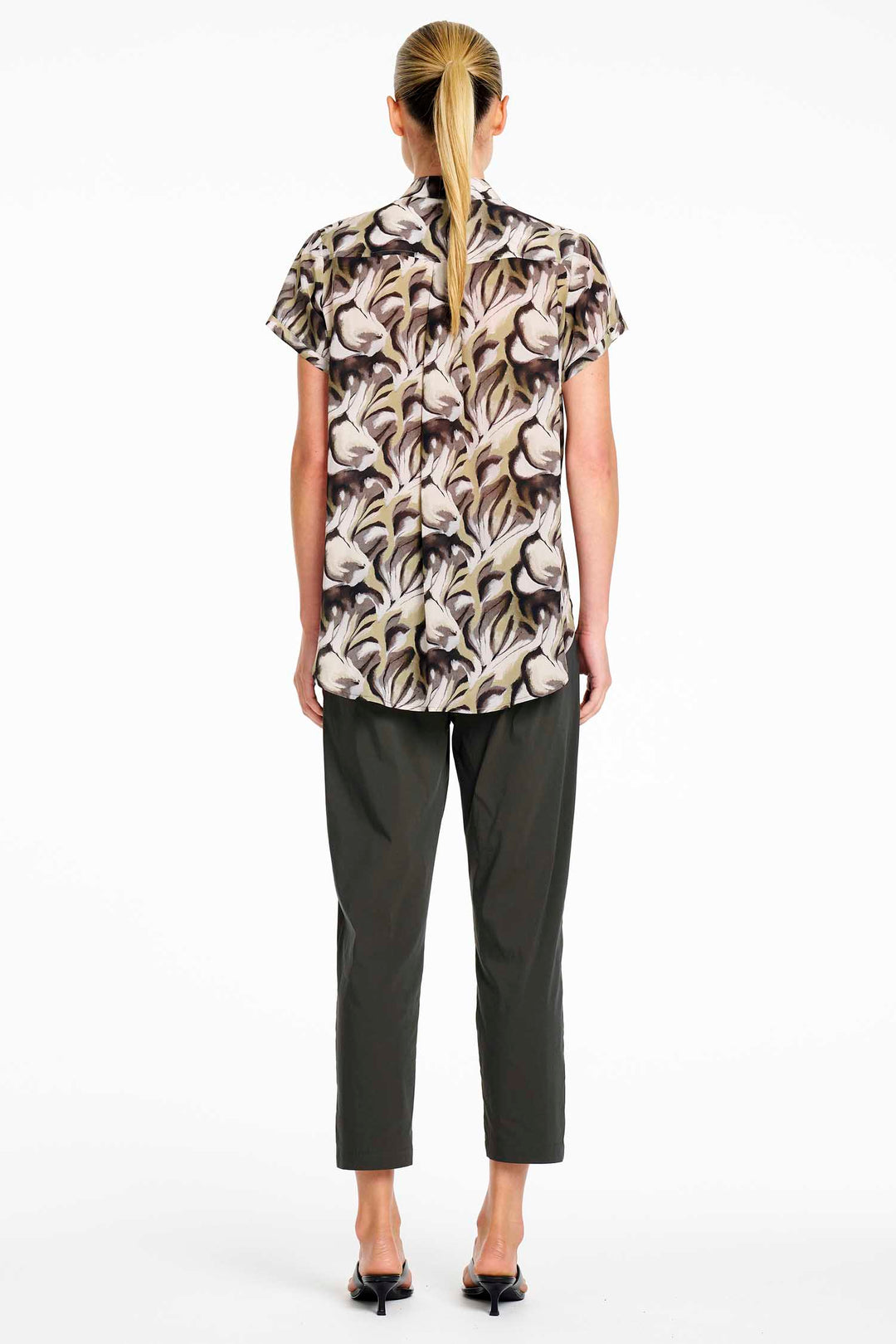 Soft Stand Shirt in Bayleaf
