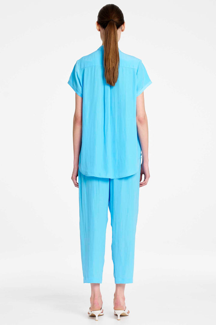 Soft Stand Shirt in Delphinium