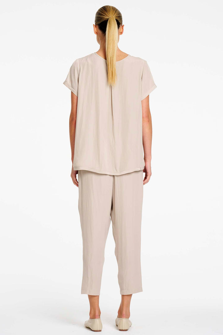 Soft Zip Pant in Hay