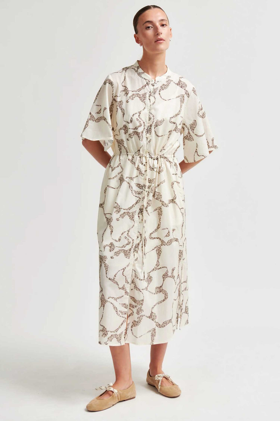 Soil Dress in Eggnog