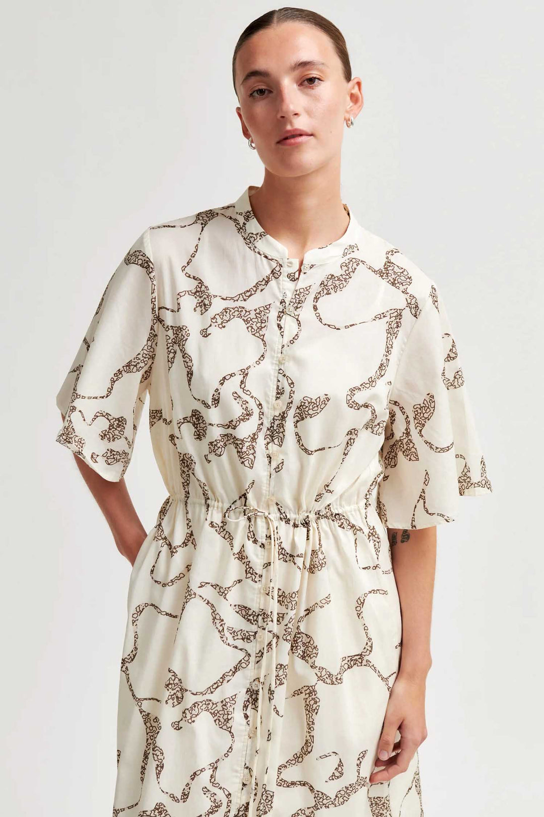 Soil Dress in Eggnog