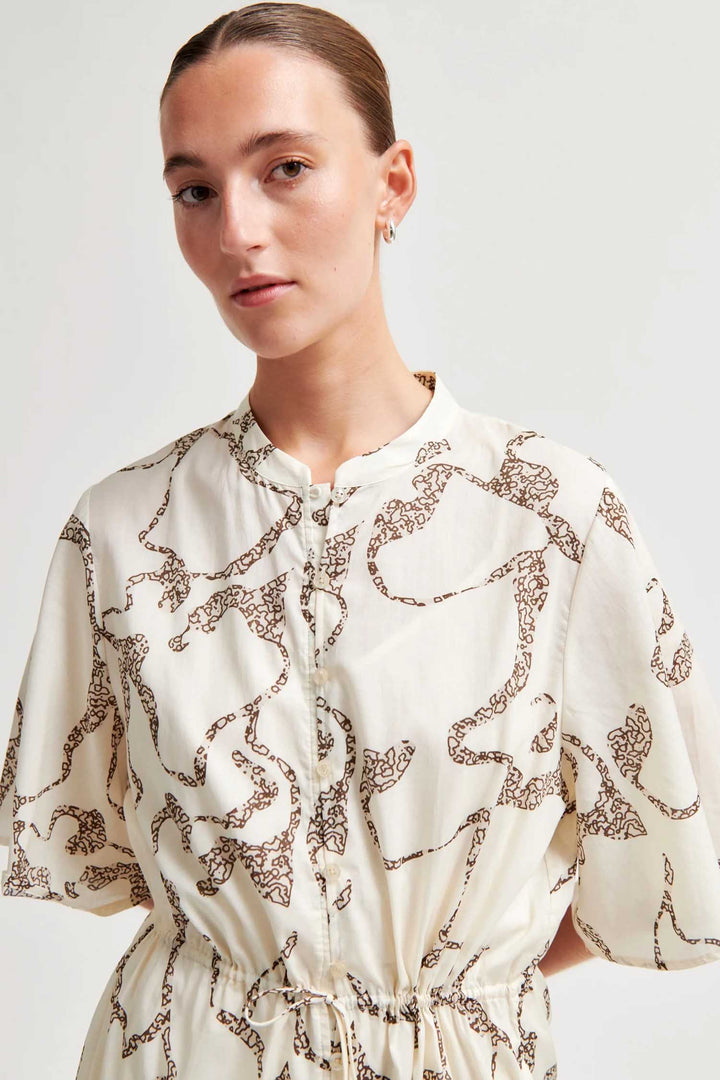 Soil Dress in Eggnog