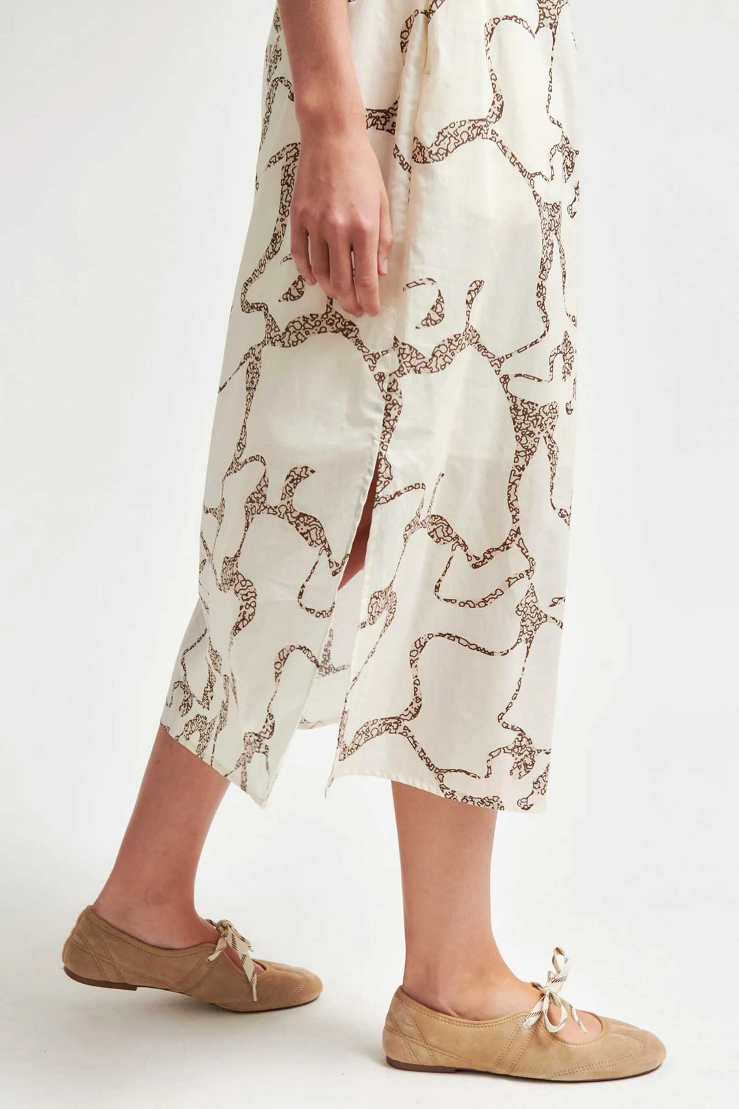 Soil Dress in Eggnog