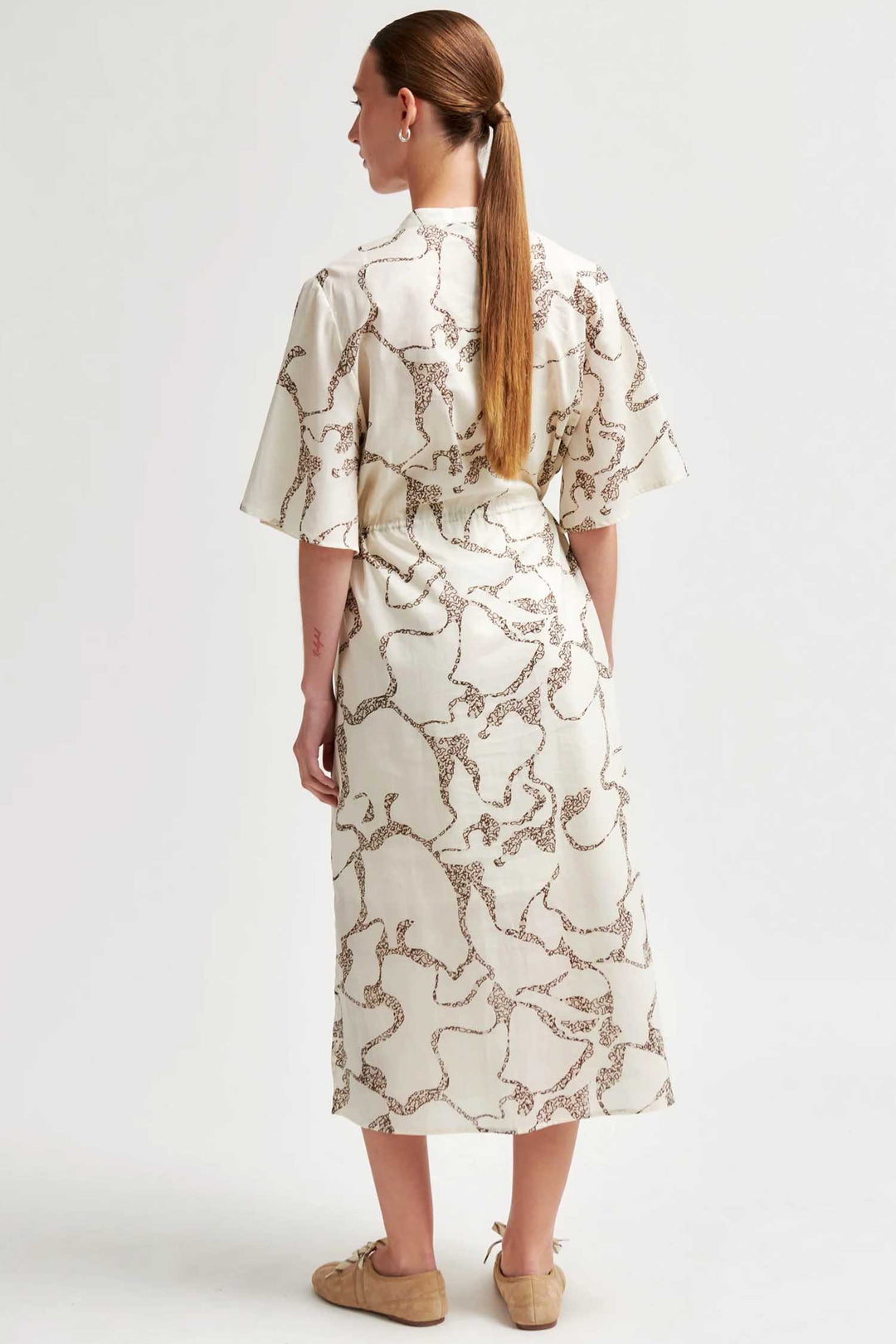 Soil Dress in Eggnog