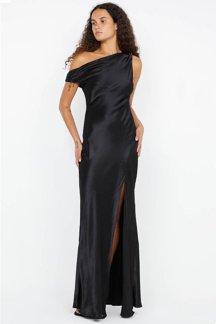 Sol One-Shoulder Aysm Dress