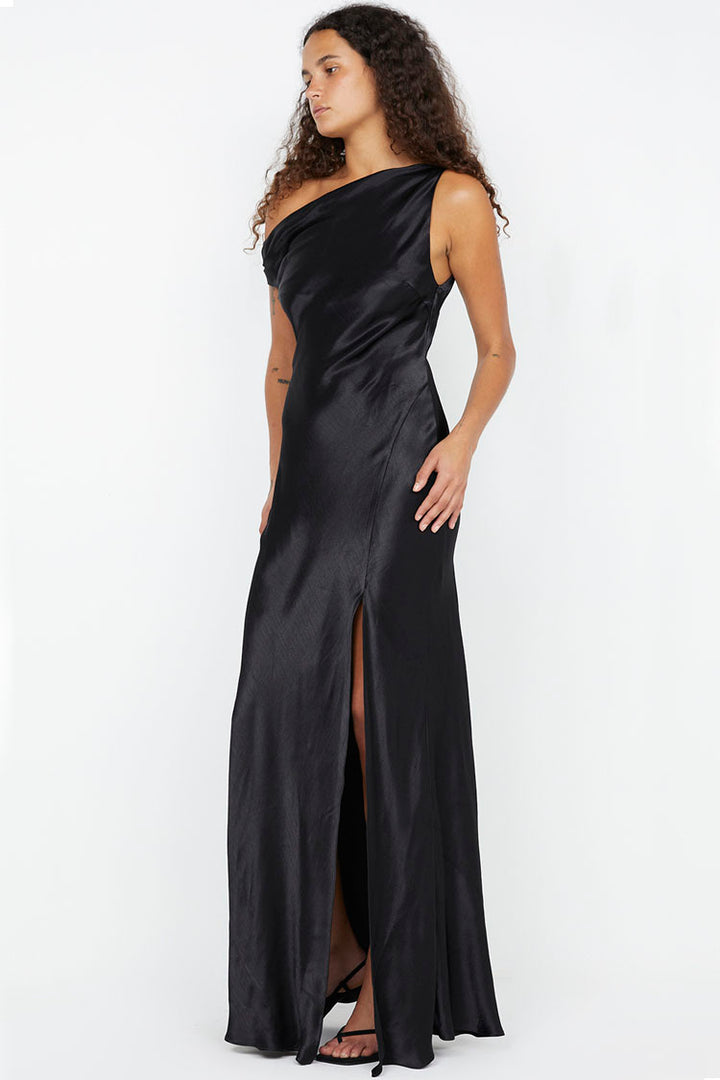 Sol One-Shoulder Aysm Dress