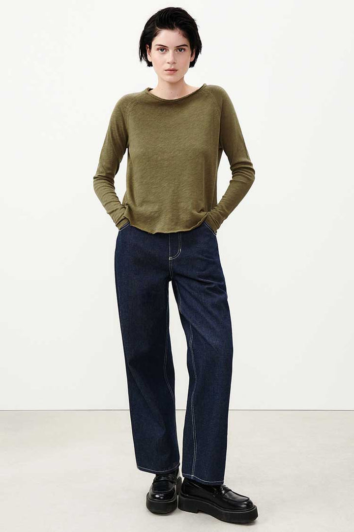 Sonoma B-Neck LS T-Shirt in Vintage Bush