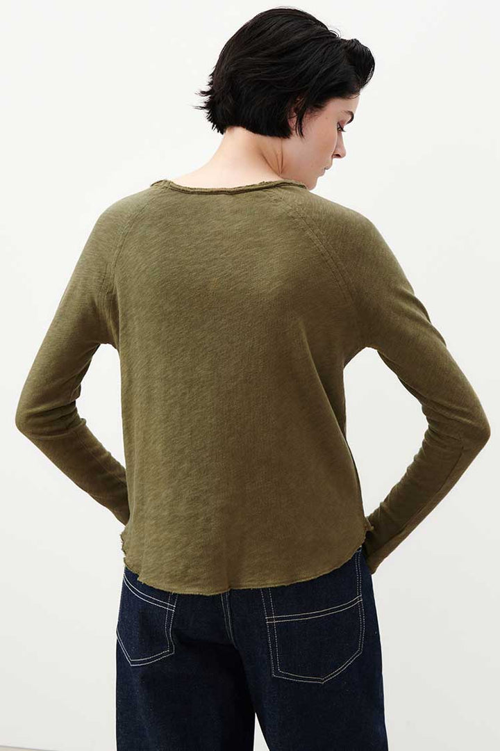 Sonoma B-Neck LS T-Shirt in Vintage Bush