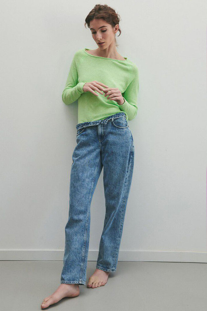 Sonoma B-neck LS T-shirt in Granny