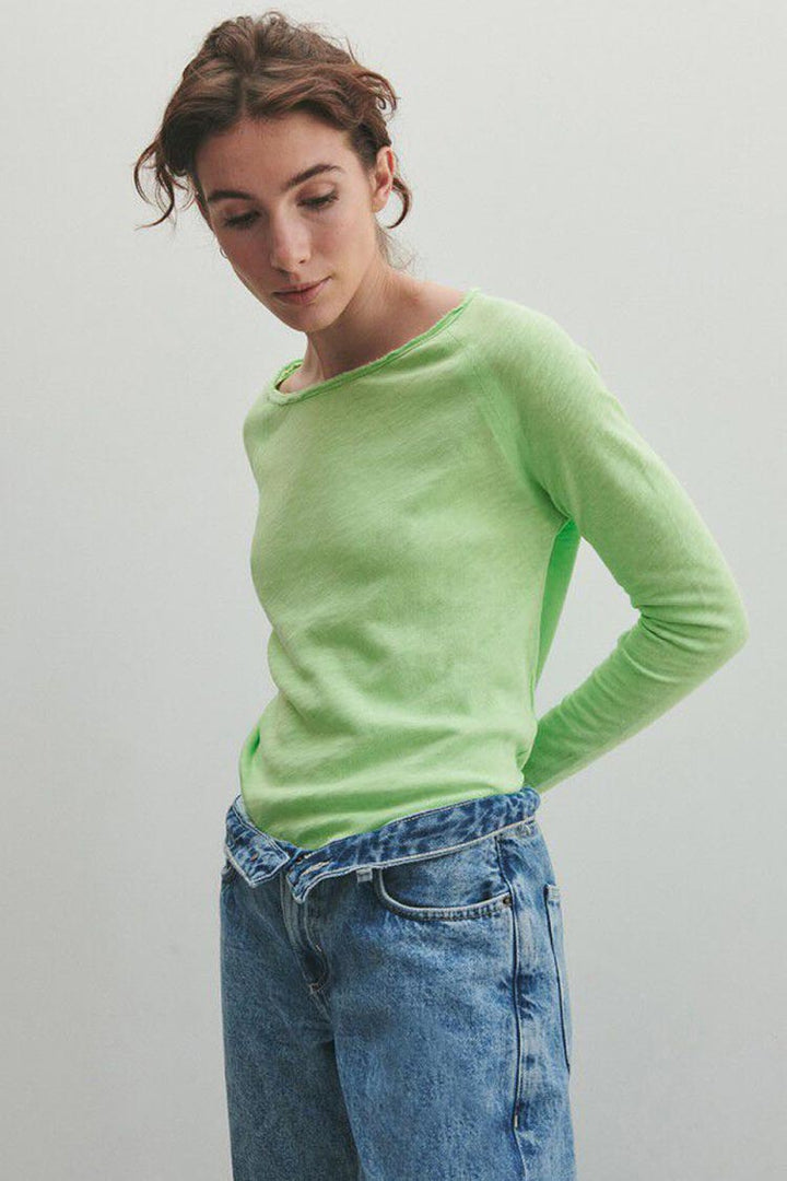 Sonoma B-neck LS T-shirt in Granny