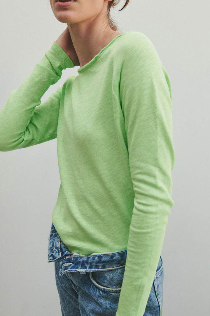 Sonoma B-neck LS T-shirt in Granny