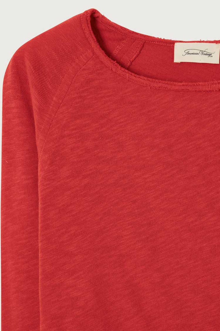 Sonoma B-neck LS T-shirt in Passion