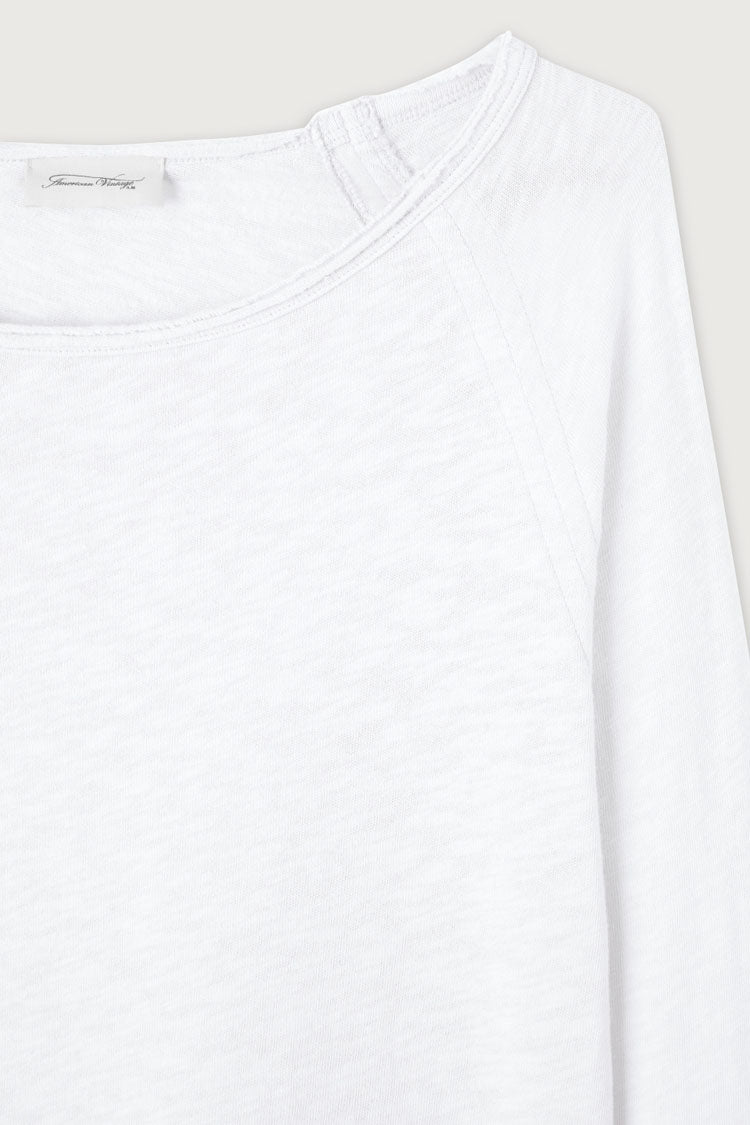 Sonoma B-neck LS T-shirt in White