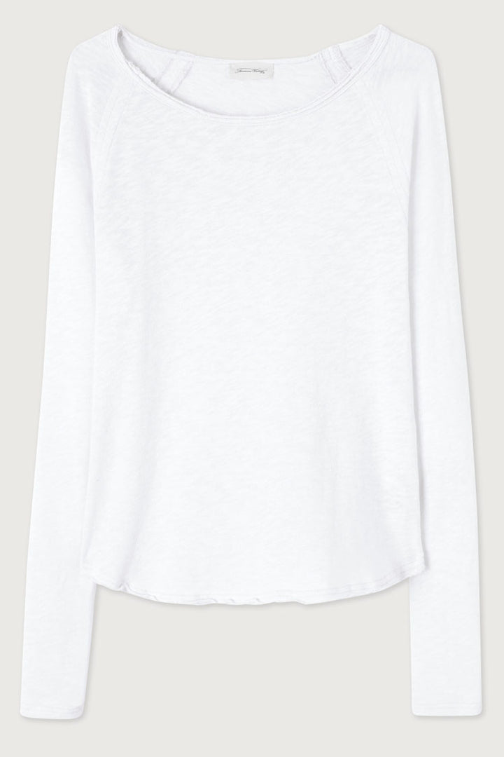 Sonoma B-neck LS T-shirt in White