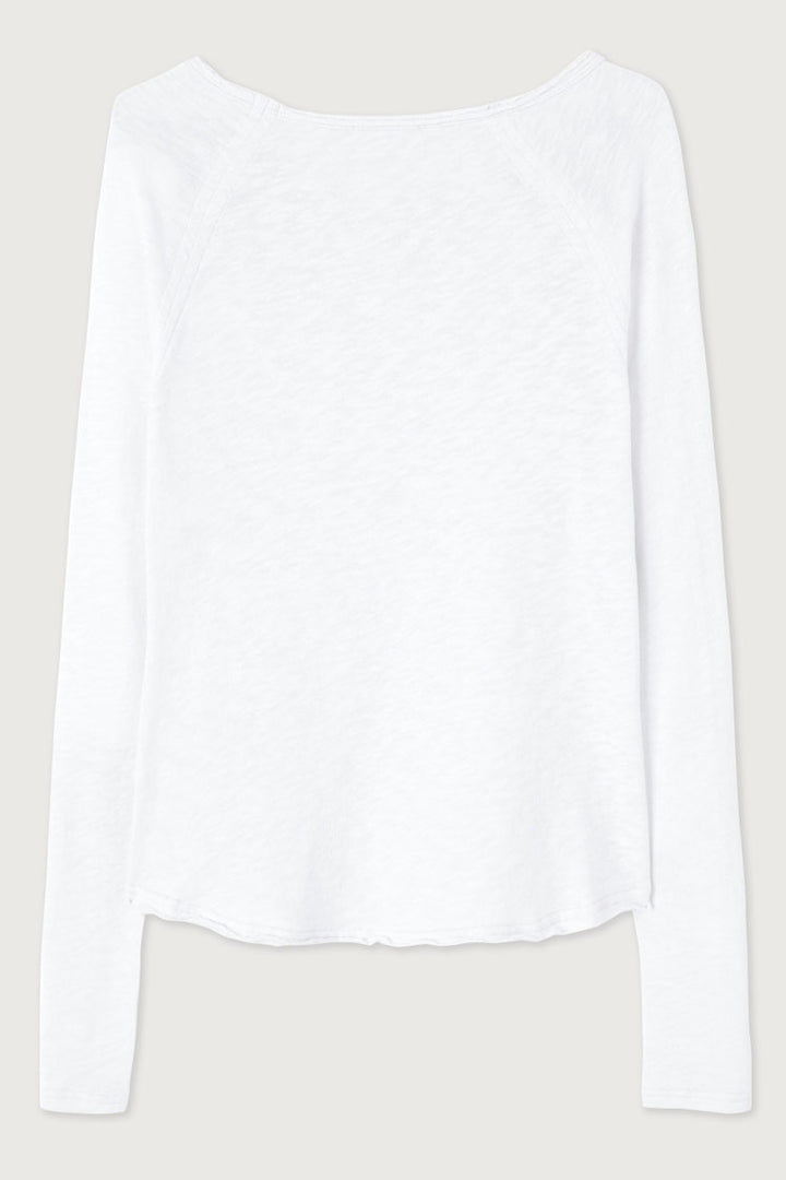 Sonoma B-neck LS T-shirt in White