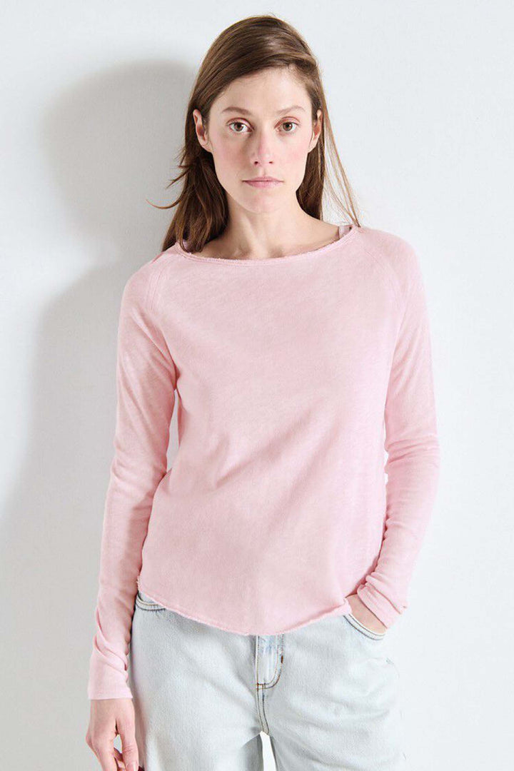 Sonoma B-Neck L/S Tee in Vintage Marshmellow