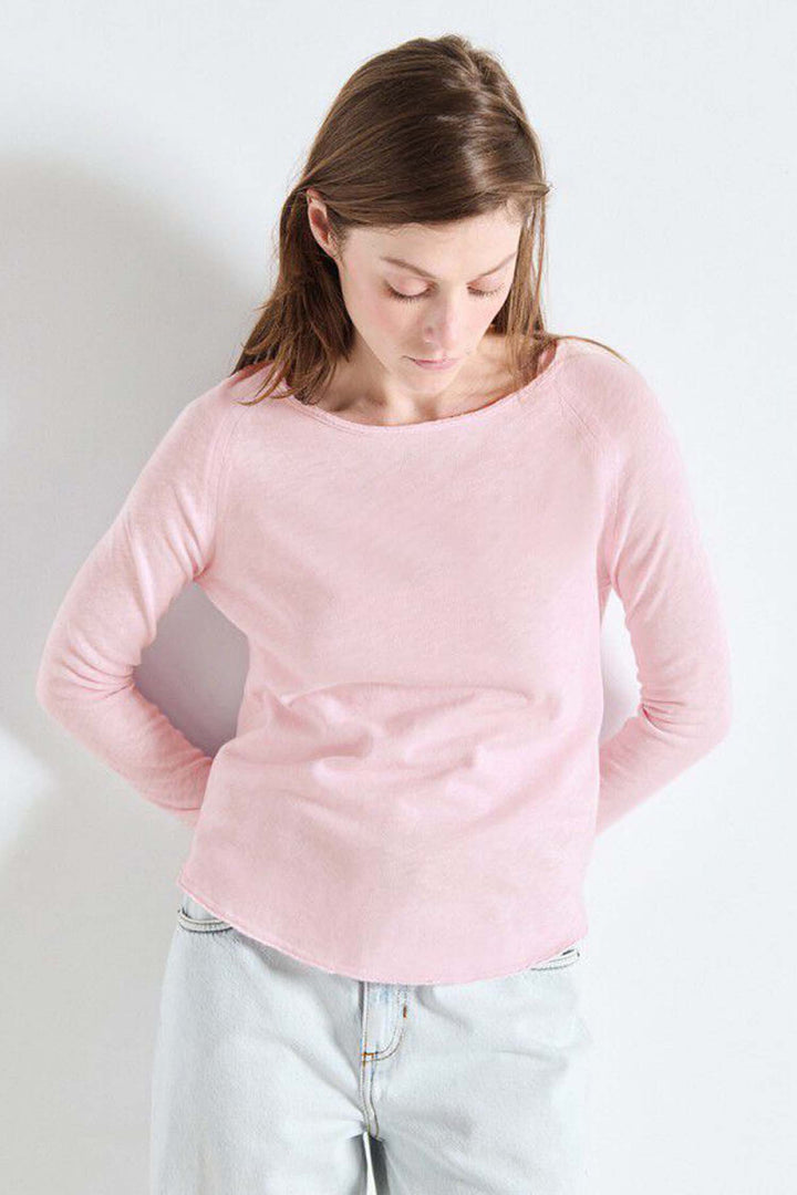 Sonoma B-Neck L/S Tee in Vintage Marshmellow