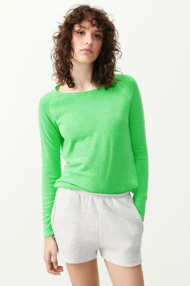 Sonoma B-neck LS T-shirt in Parakeet