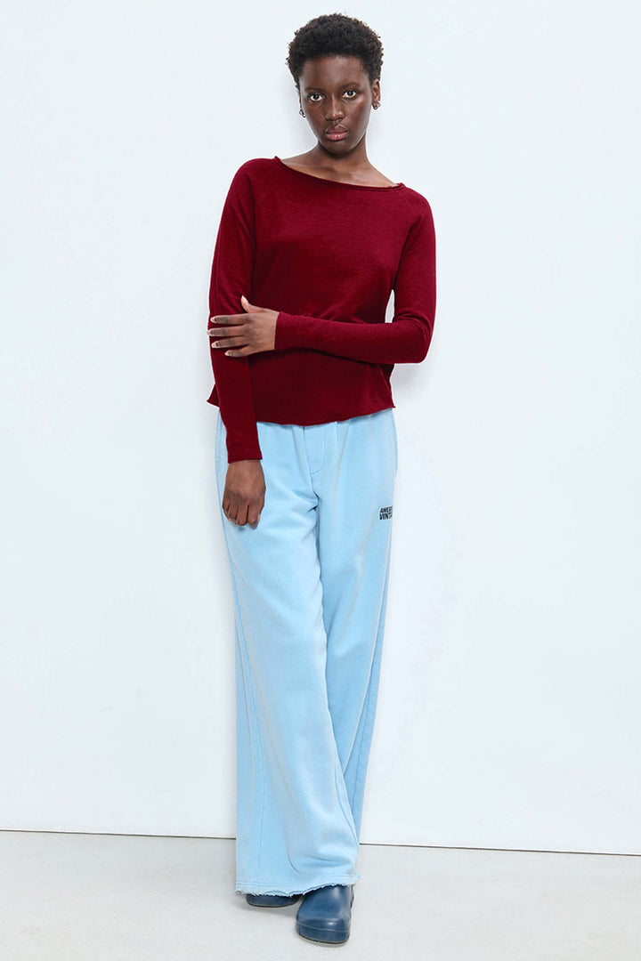 Sonoma B-Neck LS T-Shirt in Cherry Tree