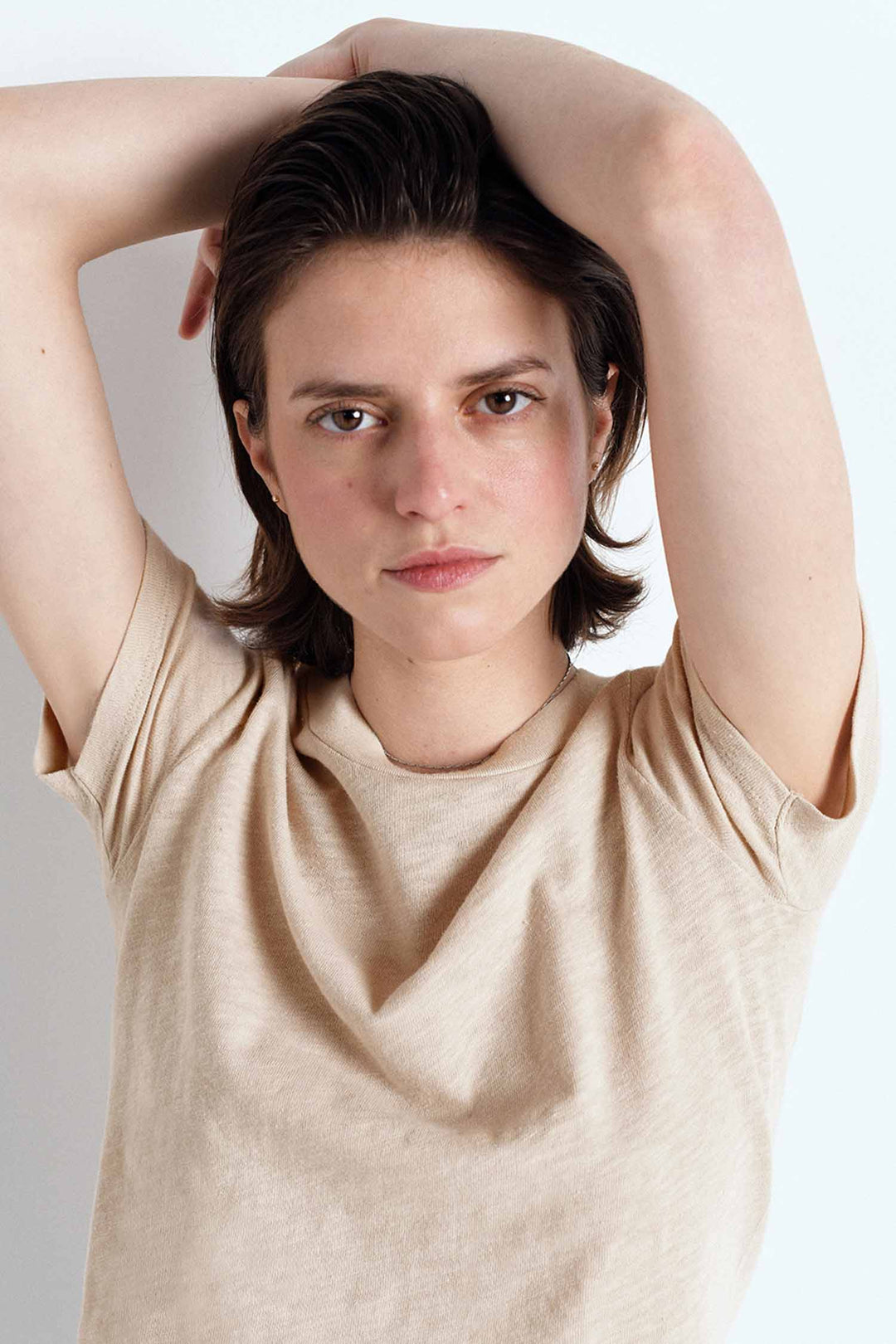 Sonoma R-Neck SS T-Shirt in Vintage Mastic