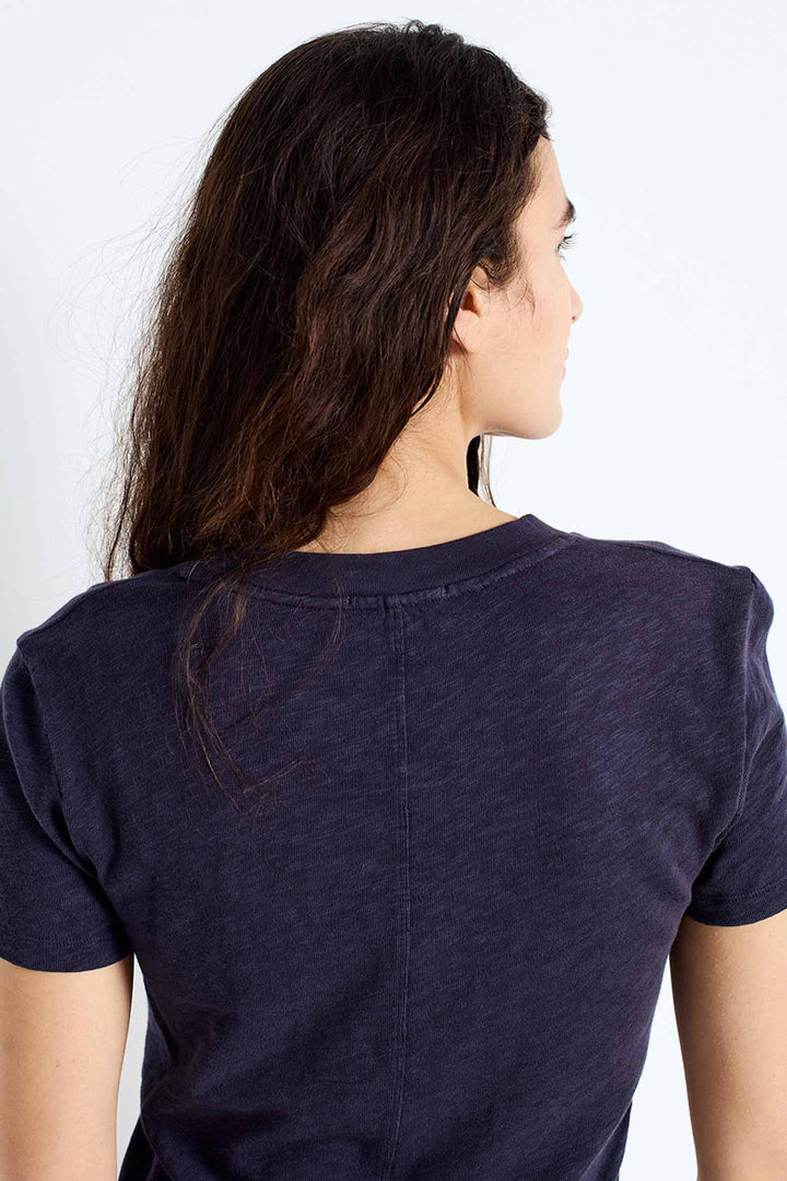 Sonoma R-Neck SS T-Shirt in Vintage Navy Blue