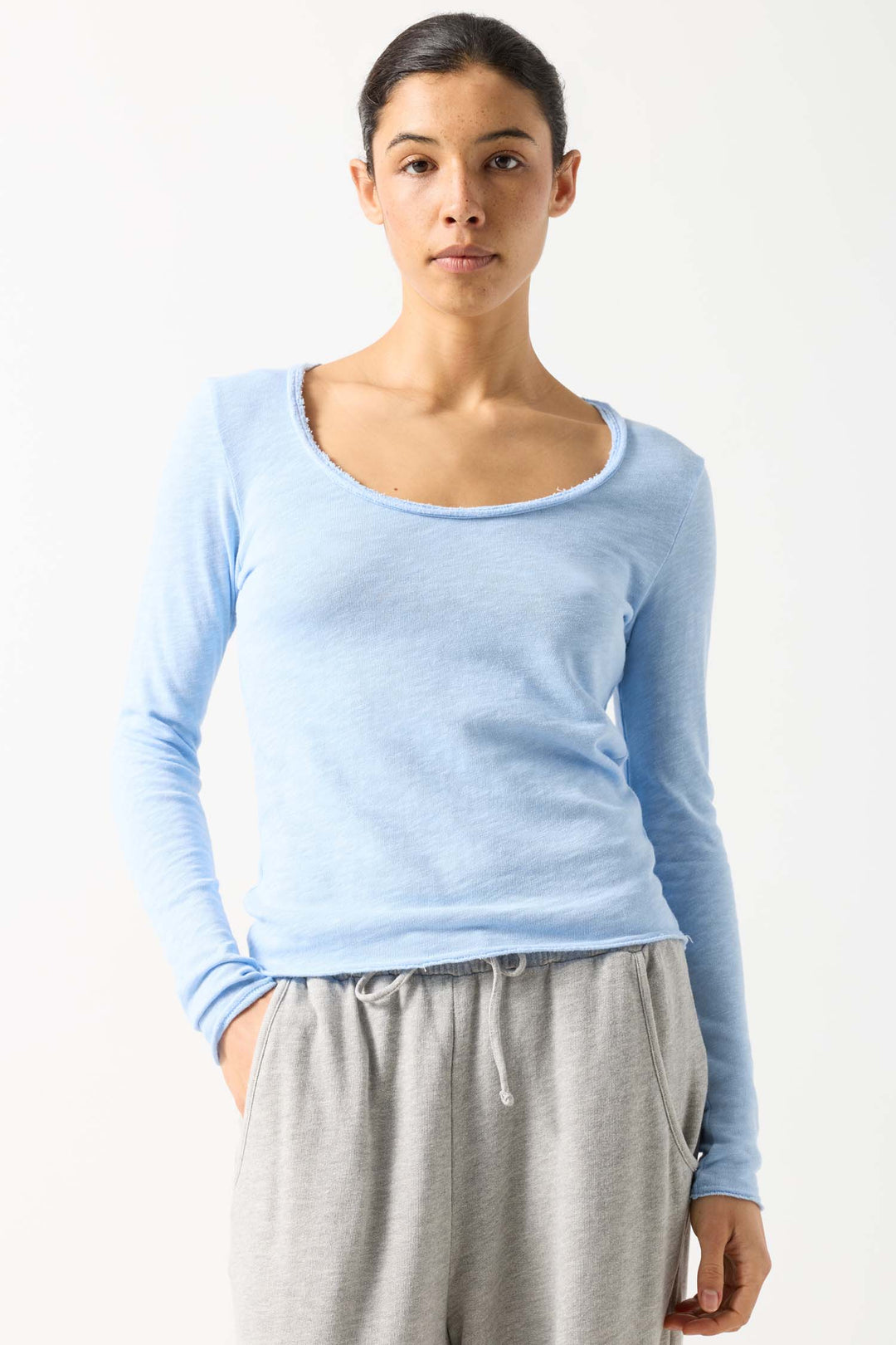 Sonoma Round Neck L/S Tee in Vintage Splash