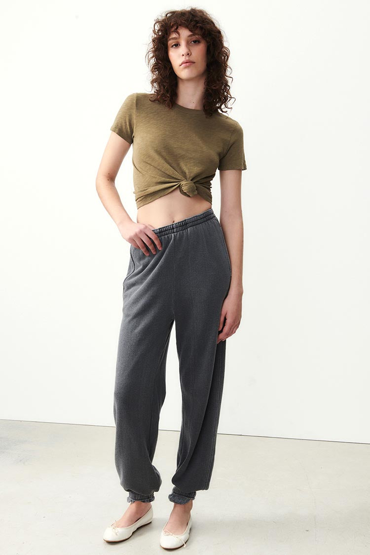 Sonoma Round Neck SS T-Shirt in Vintage Bush