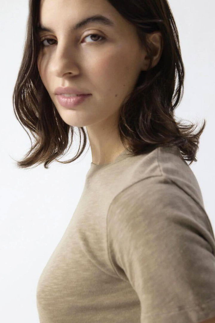 Sonoma Round Neck T-Shirt in Vintage Seeds