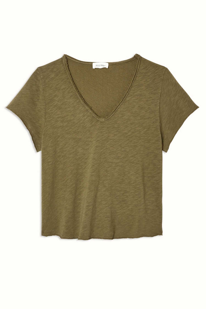 Sonoma V-Neck SS T-Shirt in Vintage Bush