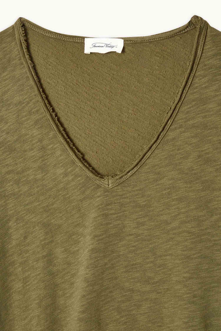 Sonoma V-Neck SS T-Shirt in Vintage Bush
