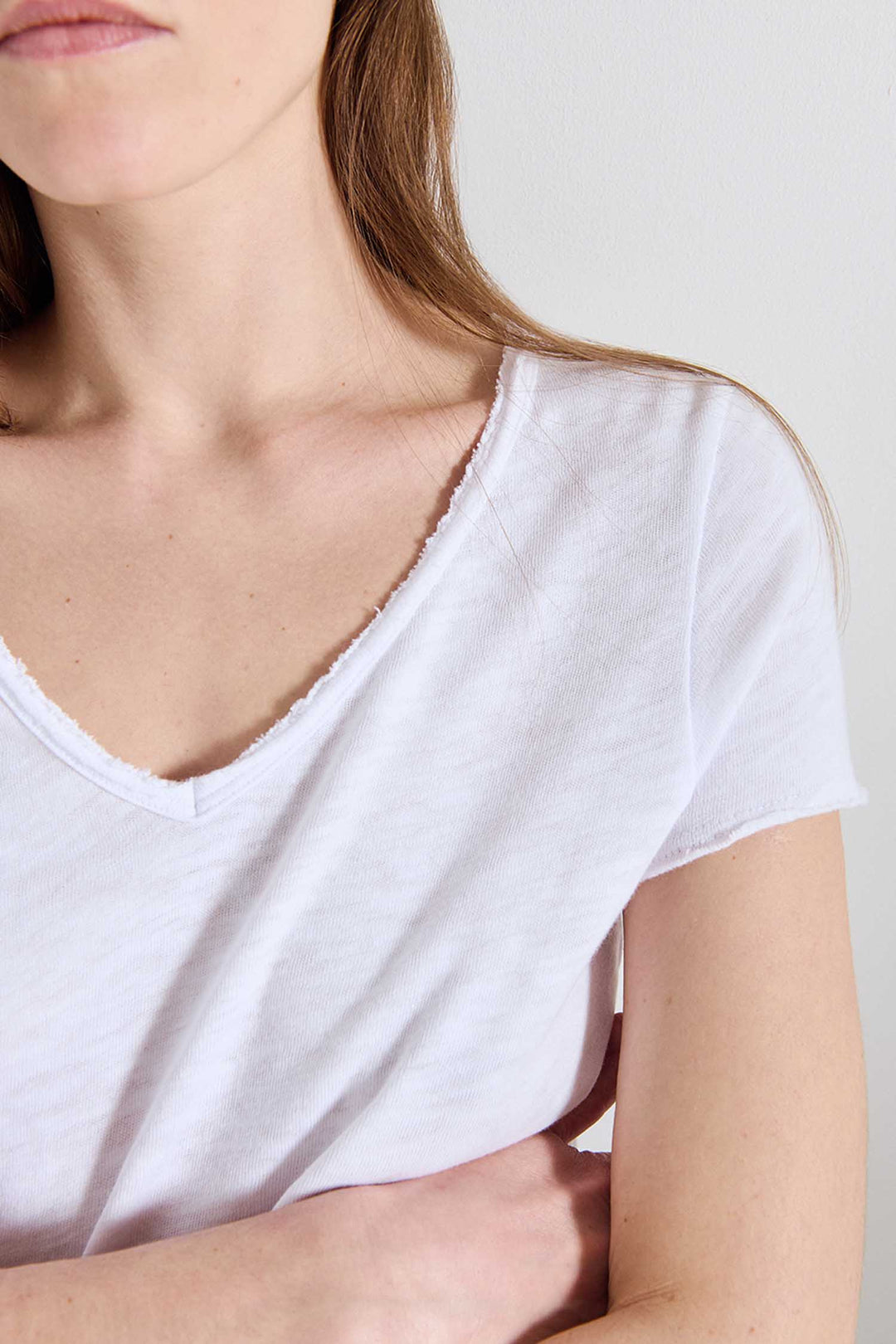 Sonoma V-Neck SS T-Shirt in White