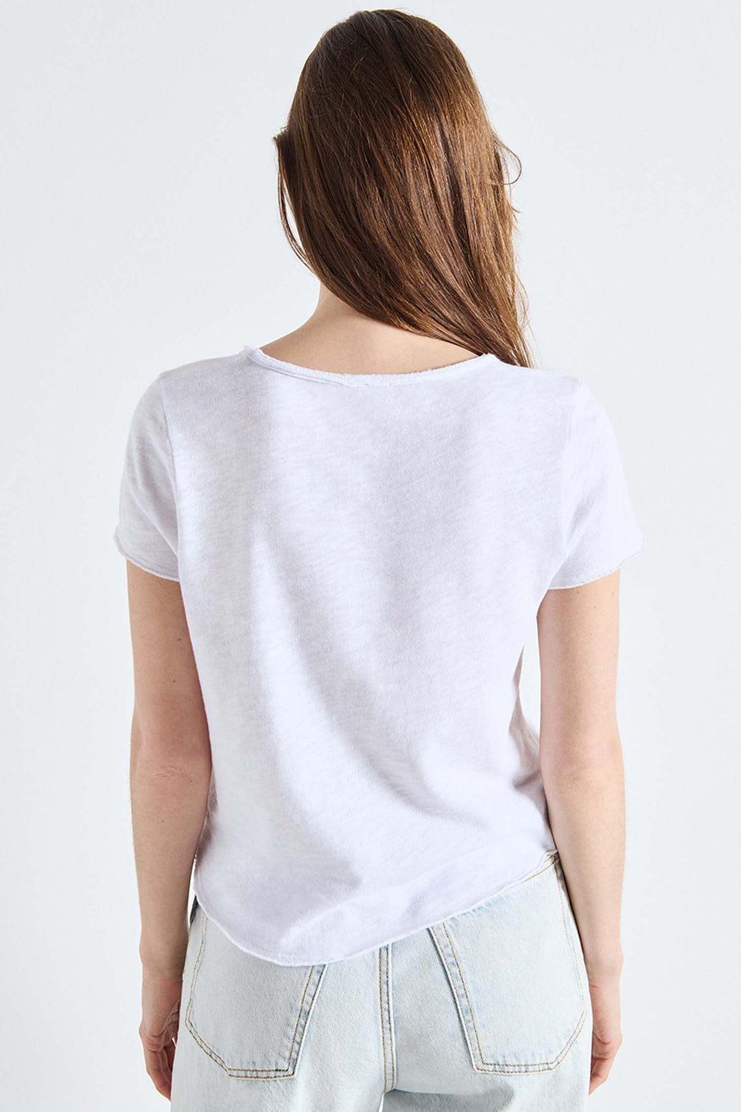 Sonoma V-Neck SS T-Shirt in White