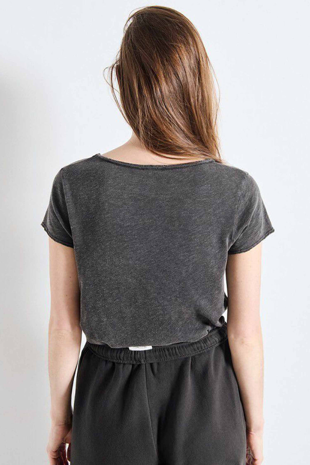 Sonoma V-neck SS T-shirt in Vintage Black